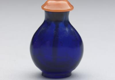 图片[2]-Blue glass snuff bottle, 18th century, Qing dynasty-China Archive